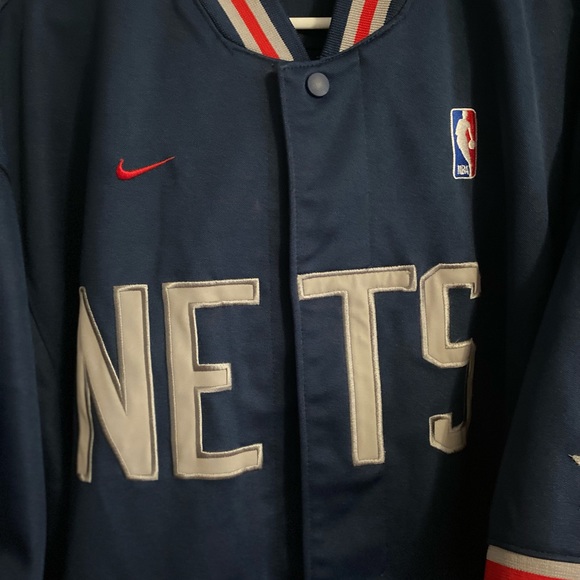 NIKE NETS BUTTON WARM UP XL - Picture 2 of 8